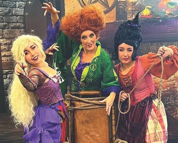 Hocus Pocus favourites The Sanderson Sisters will cast a spell of Crystal Peaks