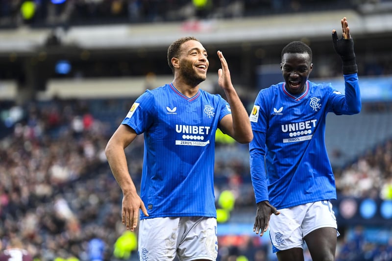 Dessers celebrates with Mohamed Diomande through dance after securing a date with Celtic in next month's final.