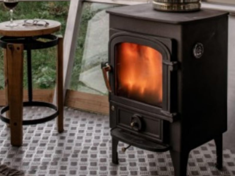There's a wood burner to keep things cosy if the Scottish weather takes a turn for the worse.