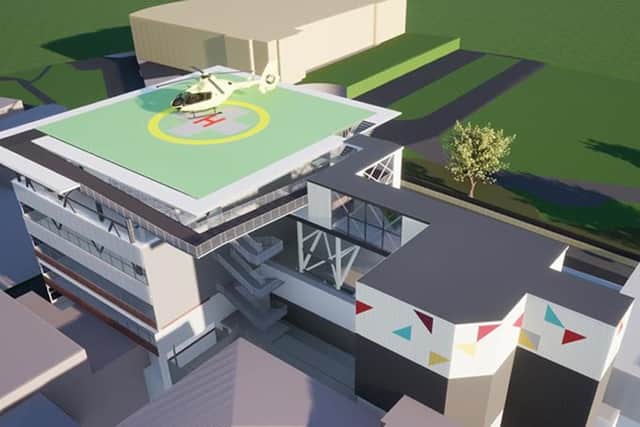 Plans for Helipad build at Sheffield Children’s Hospital