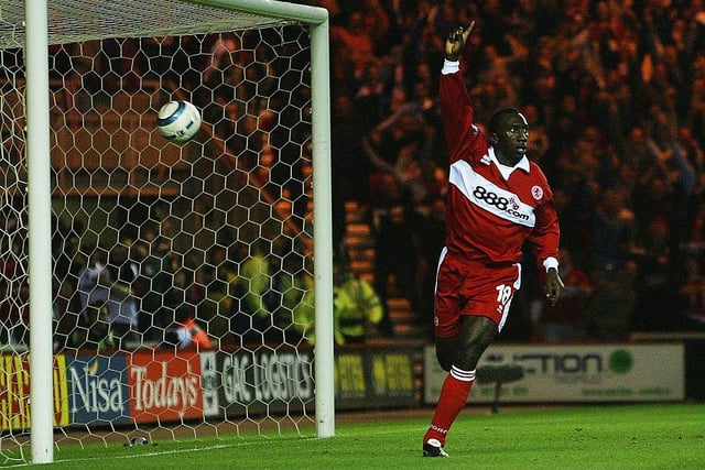 Just a day after Viduka arrived at the Riverside in the summer of 2004,  Hasselbaink also put pen to paper at Rockliffe - and Boro didn't have to pay a single penny for him. After joining on a free transfer from Chelsea, the Dutch frontman added some much-needed firepower to the Teessiders' frontline, helping McClaren's side become contenders in Europe.