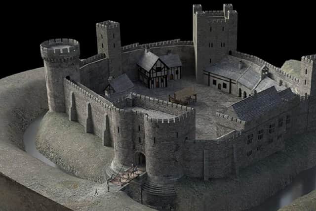 An impression of how Sheffield Castle could have looked.
Pictures: University of Sheffield and Human VR