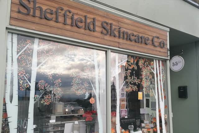 The Sheffield Skincare Company shop on Crookes High Street