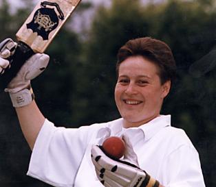 Bev Nicholson, aged 21, from Scawsby - was picked for the England Ladies Cricket team in 1996.
