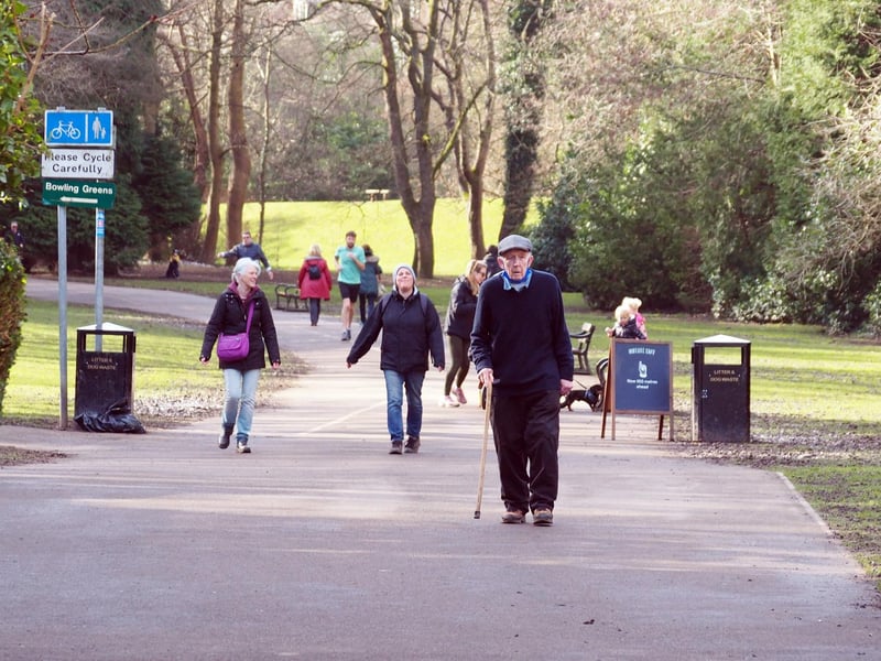 Nice day for a stroll.