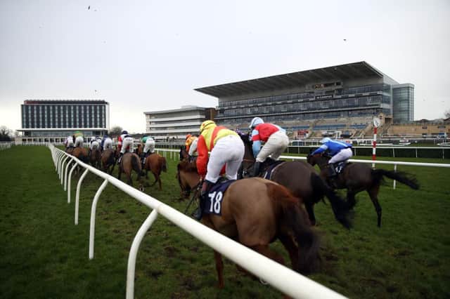 Action from Doncaster Racecourse. Photo: Tim Goode - Pool/Getty Images