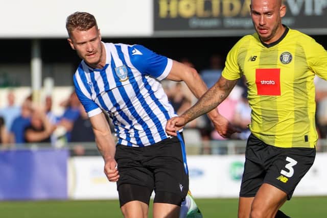Sheffield Wednesday man Michael Smith is yet to shake off a niggly injury. Credit: Harrogate Town FC