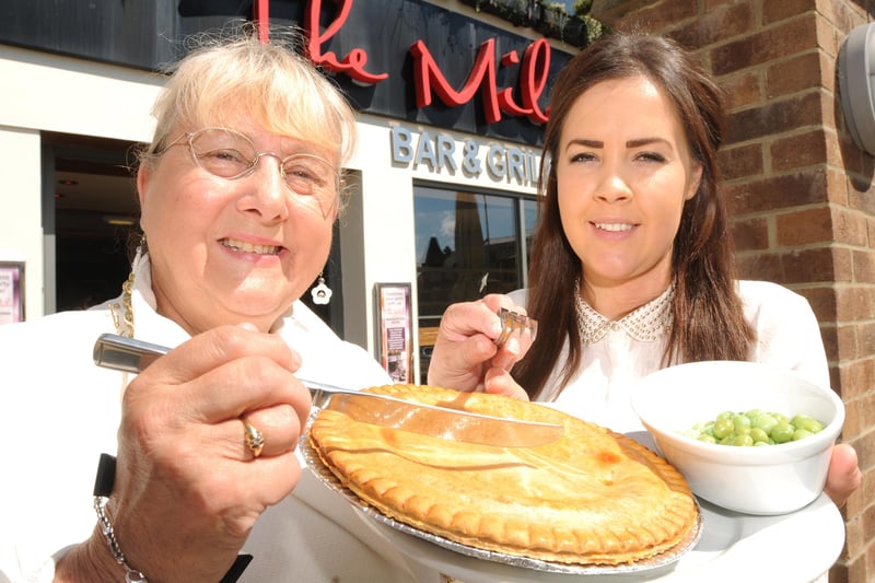 Mayor Fay Cunningham was all set to kickstart her fundraising efforts in 2014 with a pie and pea supper at The Mile.