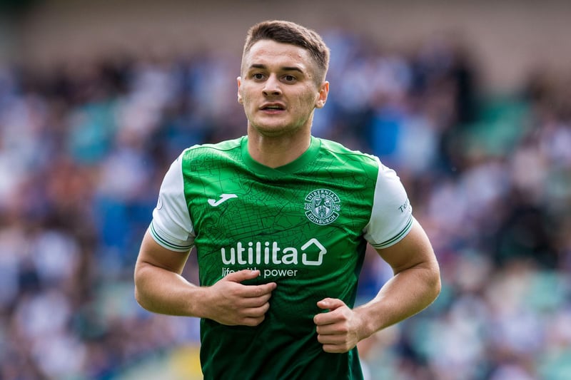 A handful after the half-time change which allowed him to play further up the pitch and provide Hibs a bit more verticality with his off the ball running. Unlucky not to score.