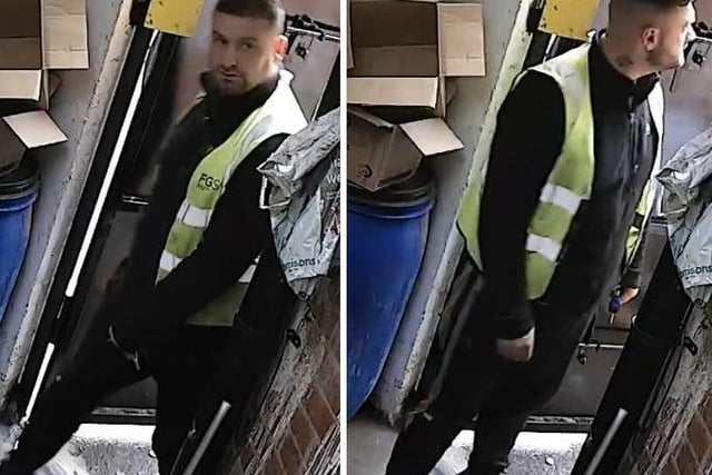 Police in Sheffield have released CCTV stills of a man they would like to speak to as part of an investigation into a burglary which is reported to have taken place at Golden Taste on London Road at around 10.55am on Tuesday, November 1.
It is understood that a quantity of drinks, meat, seafood and other produce were taken from the rear of the business premises during the burglary.
Officers believe the man pictured could hold vital information and are appealing for him, or anyone who recognises him, to get in touch.
You can contact the force using webchat, our online portal or by calling 101, quoting incident number 489 of November 1, 2022. 
Alternatively, you can give information anonymously to independent charity Crimestoppers via their website – www.crimestoppers-uk.org – or by calling their UK Contact Centre on 0800 555 111.