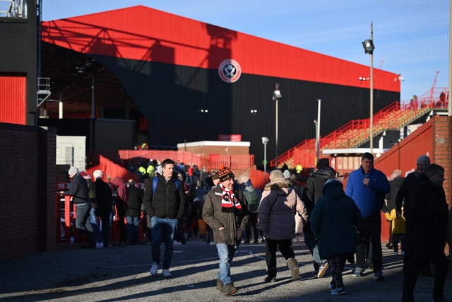 Sheffield United fans before the match against Bournemouth Sheffield United fans in and around Bramall Lane taking part in their pre-match routine ahead of another Premier League match, this time against Bournemouth. Gary Oakley / Sportimage