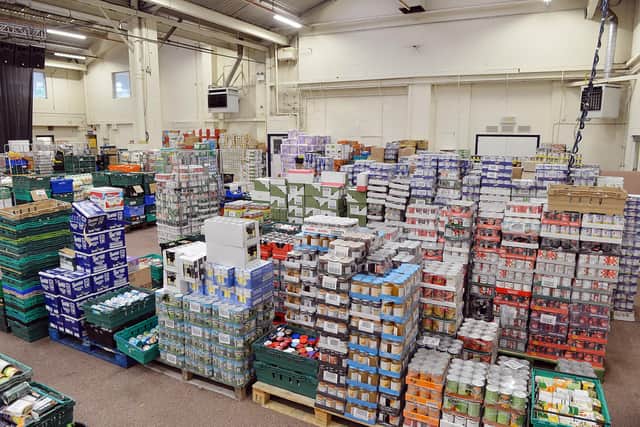 Trussell Trust says that use of their foodbanks is up 128 percent compared to the same time five years ago.