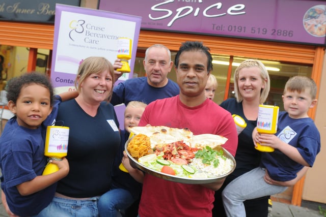Biddick Spice was donating money from every order over £15 in October 2014 to the Cruse Crew's fundraising mission. Remember this?