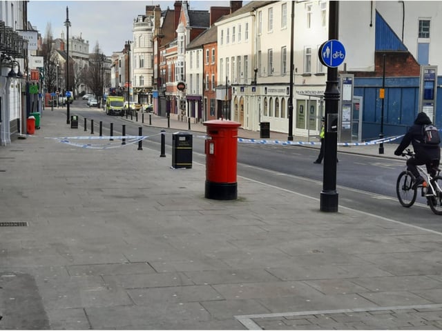 Hall Gate has been cordoned off following the tragedy.