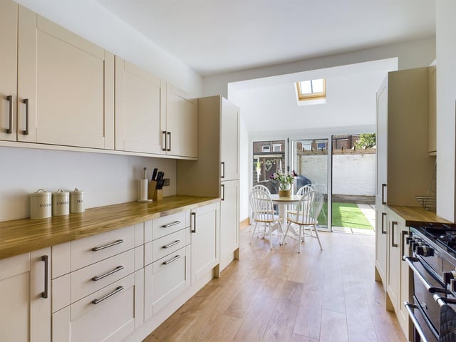 This three bedroom home in Lynton Grove, Copnor, is on the market for £275,000. It is listed by Chinneck Shaw