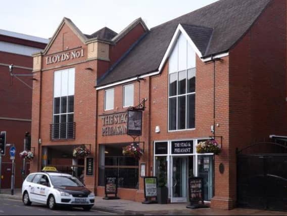 A spacious Lloyds No 1 bar not far from the town centre. It gets busy at weekends, with music after 6pm, and a DJ after 9pm on Friday and Saturday when an entry charge applies.