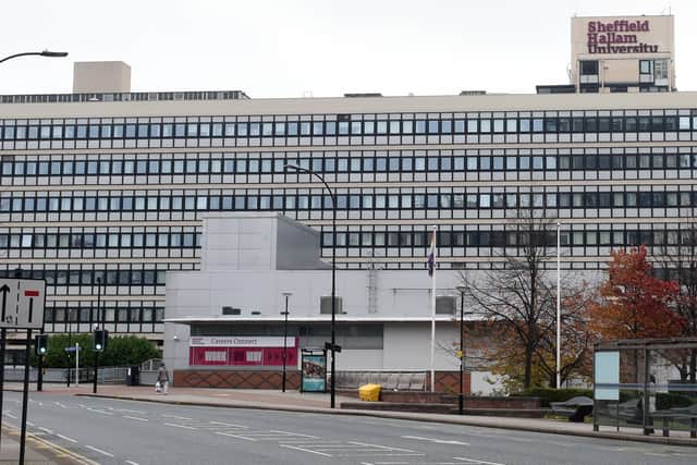 Sheffield Hallam University. Picture: Andrew Roe.