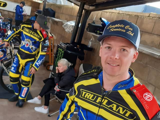 Simon Stead was ‘proud’ after Sheffield Tigers  win at Leicester Lions, and explained the withdrawal during the meeting of skipper Kyle Howarth, pictured. Picture: Sheffield Kessen, National World