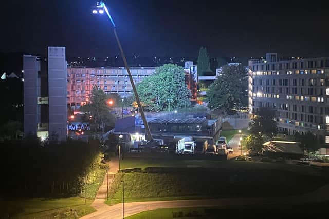 A camera crew at Sheffield's Park Hill has sparked rumours the site is being used to film Netflix's upcoming series 'Bodies: Know You Are Loved'.