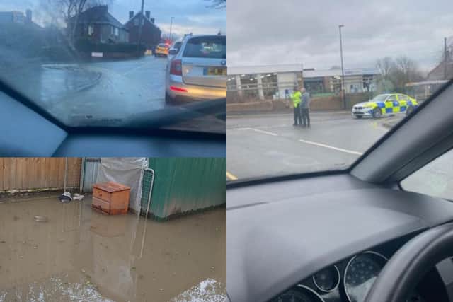 These photos shared by Jade Brook and Dawn Hayes show the extent of the flooding caused by a burst water main on Moonshine Lane in Southey Green, Sheffield. A number of homes have been flooded, many more have been left without running water and some schools have been forced to close.