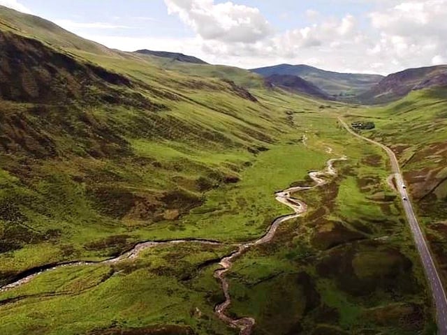The low road meets the high road on the A93 up through stunning Glenshee and the Cairnwell Pass, which will deliver you into the heart of The Cairngorms as part of the new Snow Roads driving route. PIC: Visit Cairngorms/Snow Roads.