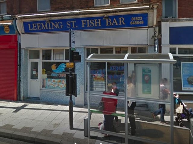 Leeming Street Fish Bar received a one star rating on 11 November 2019. 45e Leeming Street, Mansfield, Nottinghamshire, NG18 1NB