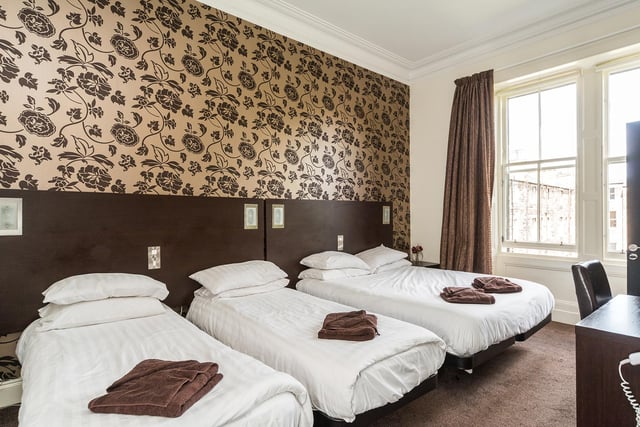 This room offers family accommodation