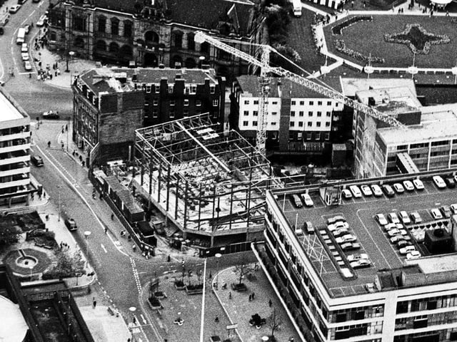 Barker's Pool - Odeon cinema redevelopment 30th May 1986