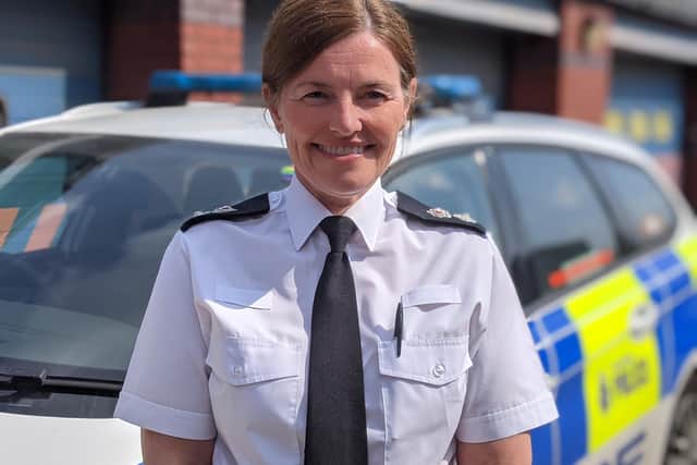 District Sheffield Commander, chief superintendent Shelley Hemsley