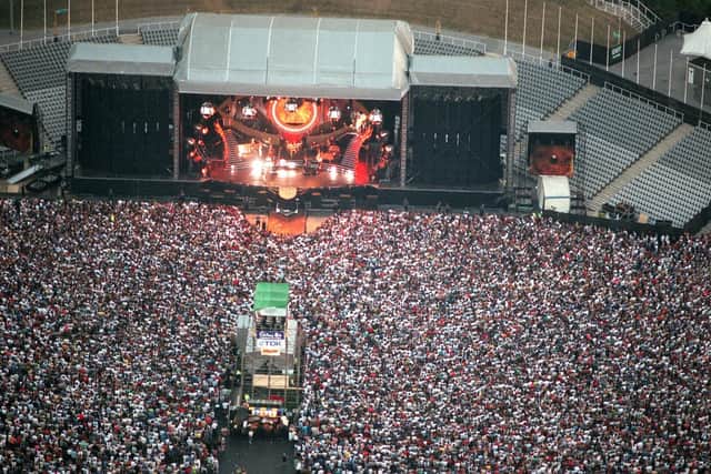Tina Turner concert at Don Valley stadium in July 1996, one the many shows she held in Sheffield, including the visit in May 2009 which it would later turn out was her last ever live performance.