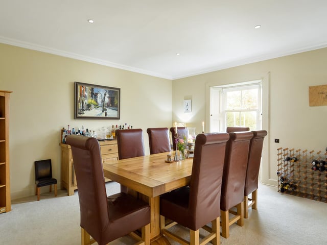 There is a separate formal dining room