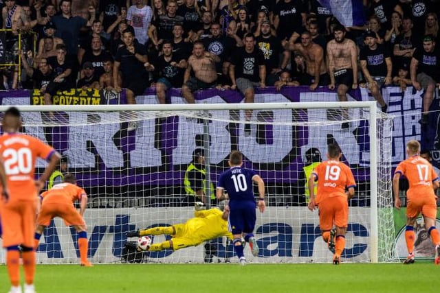 The Europa League third qualifying round was negotiated in Slovenia thanks to the goalkeeper's save to keep Tavares' penalty out late on.