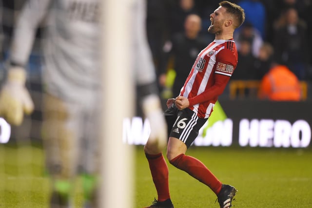 Ollie Norwood scored at The Den to seal United's fifth-round spot - what happened the last five times United reached that point? Pic: Robin Parker/Sportimage