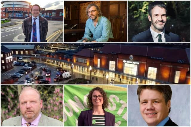 The six South Yorkshire mayoral candidates are all backing the bid to bring Great British Railways to Doncaster