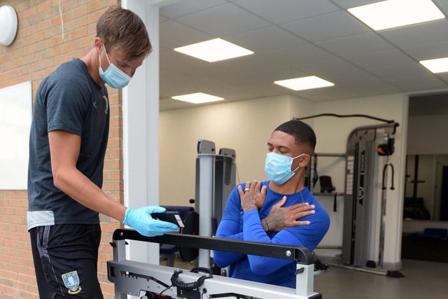 The team went through a number of tests on their return to training (via @swfc | Steve Ellis)