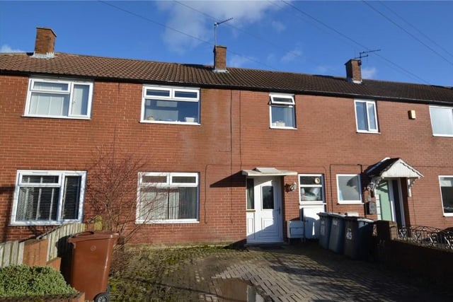 This three-bedroom town house, at 45 Newlands Crescent, Morley, had a guide price of £90,000-plus and sold for £100,500.