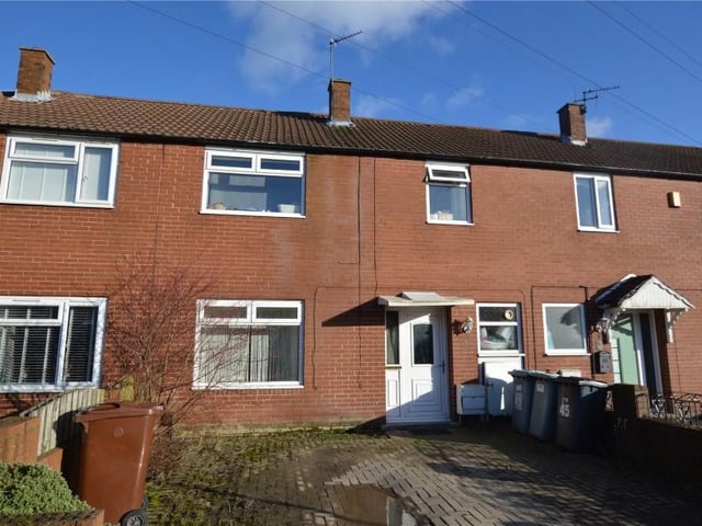 This three-bedroom town house, at 45 Newlands Crescent, Morley, had a guide price of £90,000-plus and sold for £100,500.