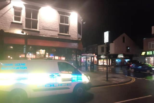 A 26-year-old man was stabbed at a barber's on London Road last week. Police initially believed that he was 16.