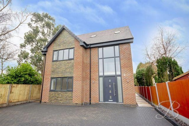 This five bedroom house has a grand hallway and staircase and large open-plan area. Marketed by Buckley Brown, 01623 355797.