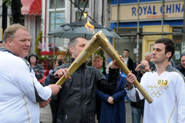 The year the Olympic torch came to the region.