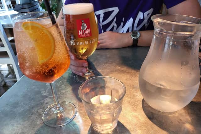 A bottomless drinks upgrade is available for an extra £15.95 per person which includes Aperol, Raspberry, Blood Orange or Elderflower Spritzes, as well as prosecco and house beer. Drinks will flow for 90 minutes from ordering.