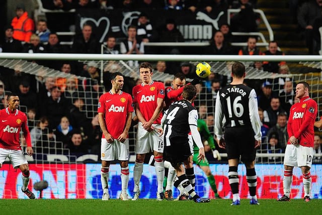 In a season full of highlights, this game topped the lot as Newcastle put their opponents to the sword in-front of a feverish St James’s Park. Two wonderful goals from Demba Ba and then Cabaya opened the scoring before a comical own-goal by Phil Jones rounded off the night.
(Photo by Stu Forster/Getty Images)