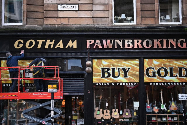 Shops are being given a Gotham makeover.