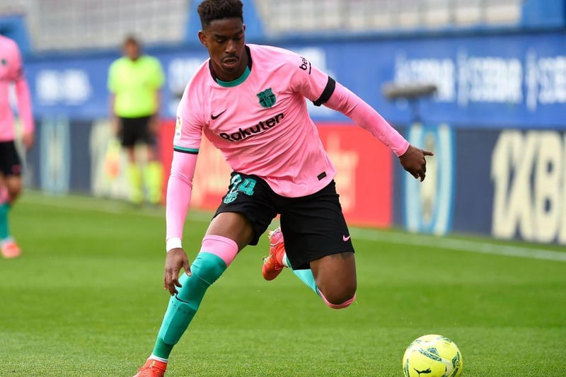 Leeds United are contemplating a move for wantaway Barcelona defender Junior Firpo. West Ham United, Southampton, Fiorentina and Napoli have also been credited with an interest. (Mundo Deportivo)
 
(Photo by ANDER GILLENEA/AFP via Getty Images)