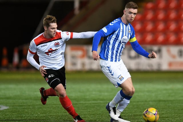 The centre-back has been one of Killie's most consistent players. Moved from left-back into the centre and hasn't looked back. Good on the ball, aggressive and a good pace on the turn.