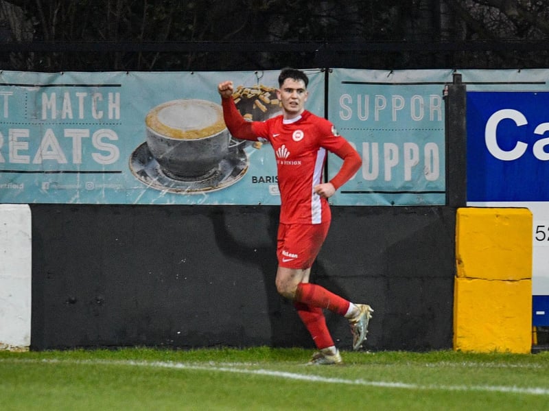Young striker has 17 goals in 59 appearances for Larne in Northern Ireland.