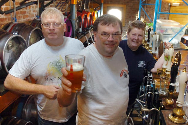 The launch of a three day beer festival at the Bonded Warehouse, in Low Street, Sunderland. Do you remember this?