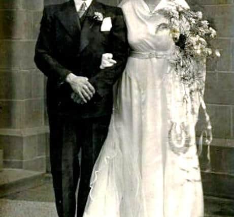 Stan and Margaret on their wedding day