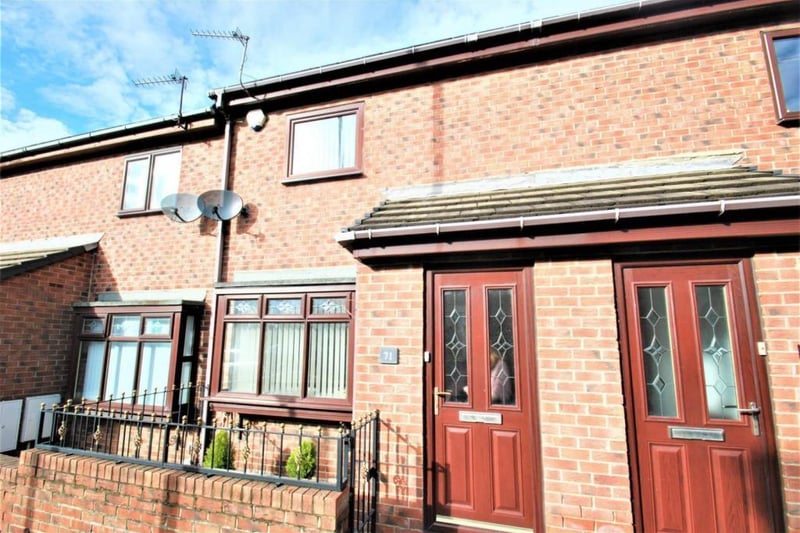 This two-bedroom home on East Stainton Street, South Shields, is on the market for £90,000.