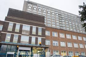 The Royal Hallamshire Hospital in Sheffield, which has been at the centre of the city's Covid response.